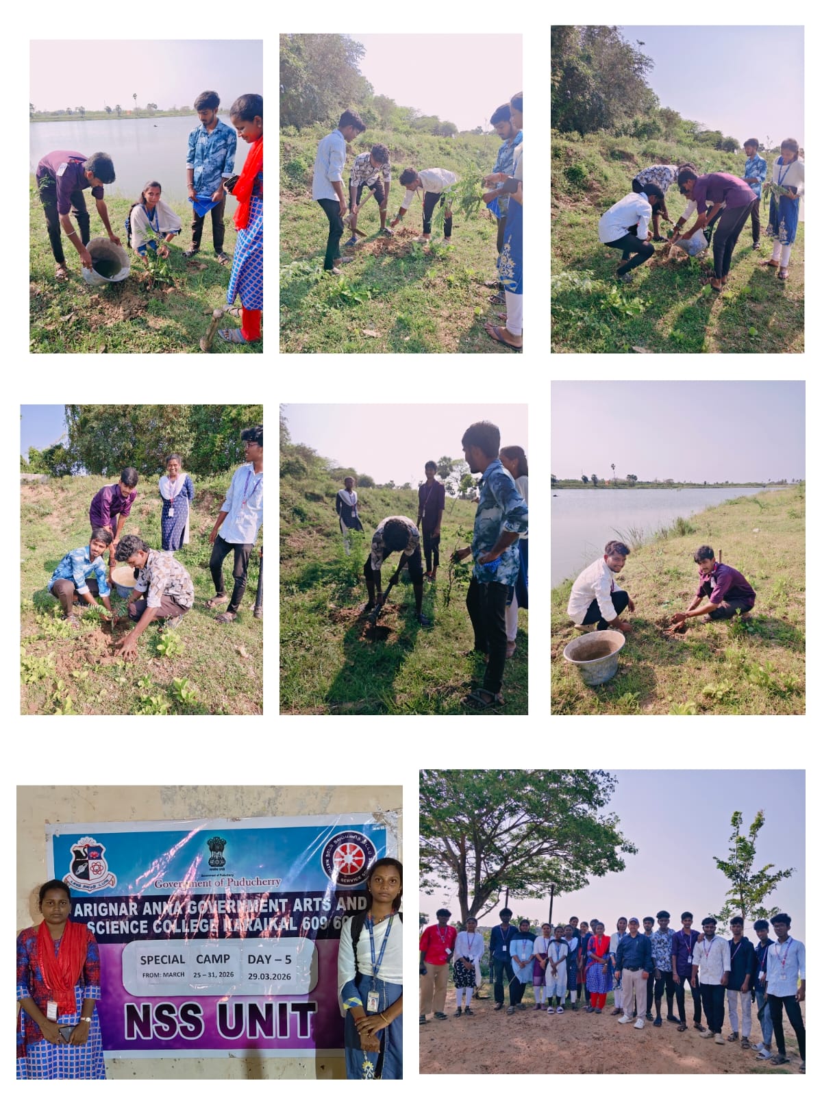 Tree Plantation by NSS Volunteers